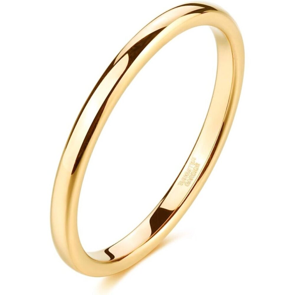 Tungsten Wedding Band Ring 2mm 4mm 6mm 8mm Men Women